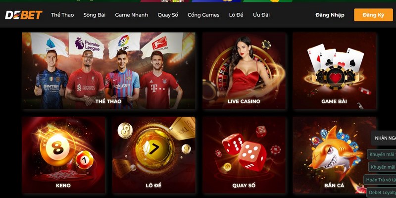 Lưu ý khi đăng ký tài khoản game cược tại DEBET